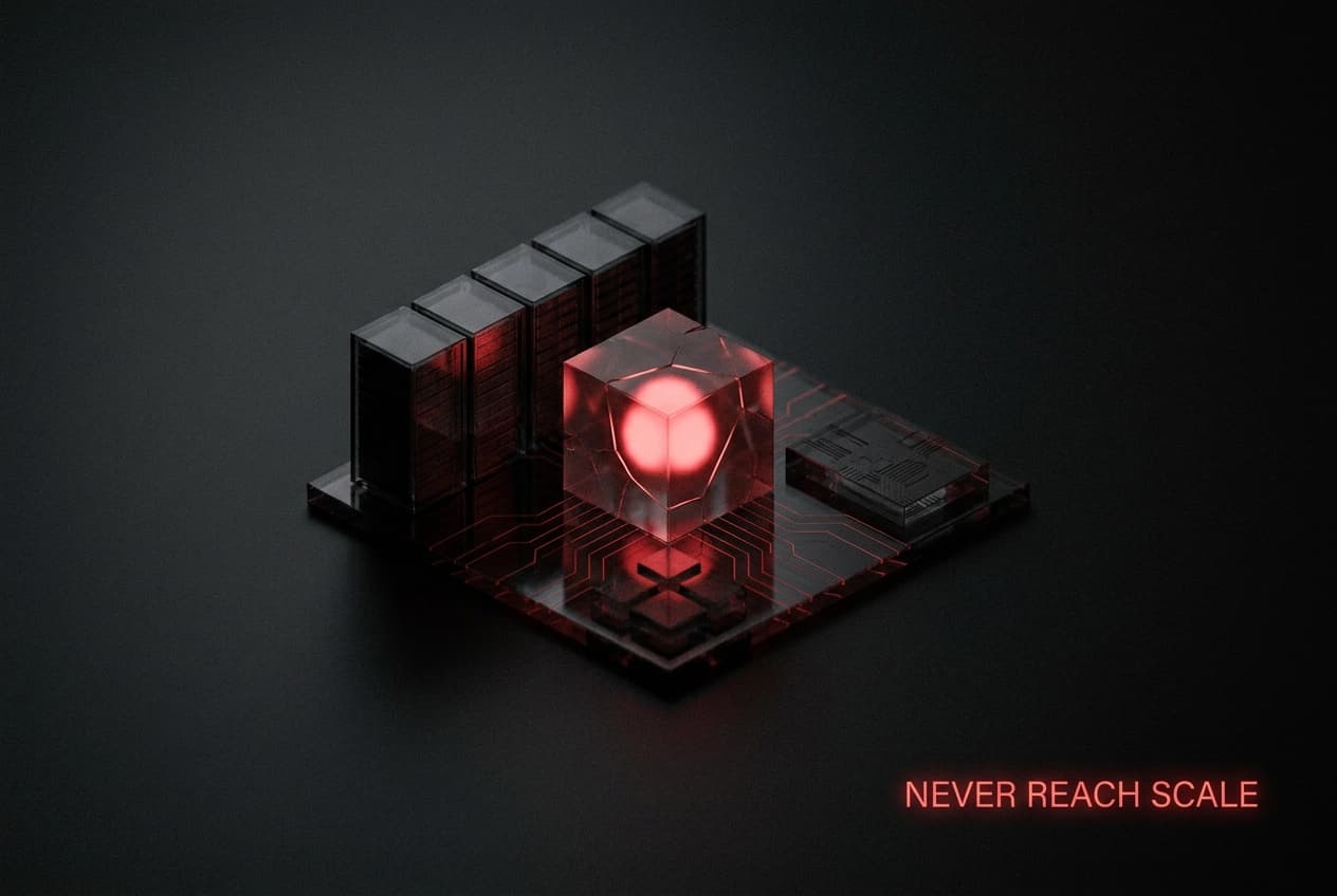 Professional header image for industry analysis: AI Agents in 2026: Why 98% of Deployments Never Reach Scale